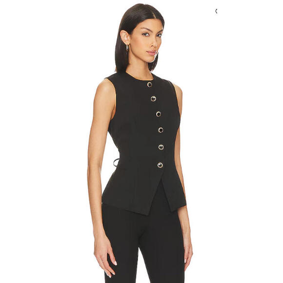 SNDYS x Revolve Emiliana Top black Size S NWT $98 msrp